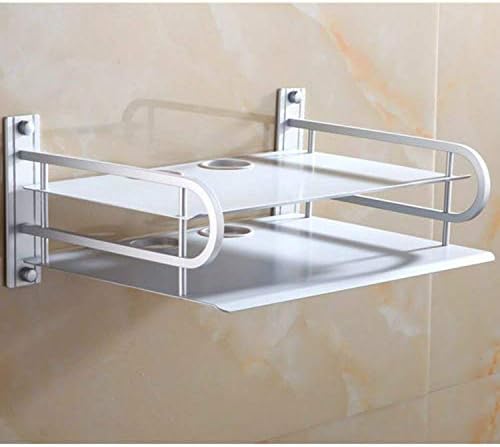 Lannmart Alumimum Alloy Wall Mount Shelf Bracket/Holder/Stand for TV Box, Apple TV, Roku 3/2, WiFi Router, Set Top Box, Mini PC, TV