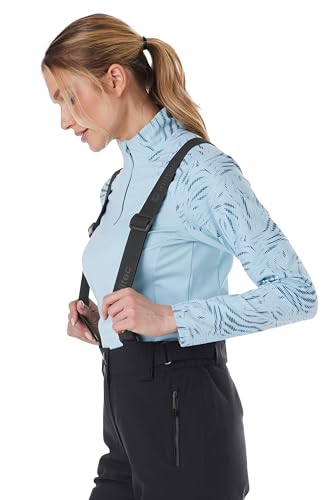 killtec Damen Funktionshose/Skihose mit abnehmbaren Trägern KSW 249 WMN SKI PNTS, schwarz, 44, 37559-000