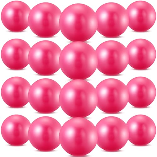 Image of Sotiff 20 Pcs 9 Inch Pilates Ball Bulk Exercise Pilates Ball Mini Yoga Balls Therapy Core for Stability Barre Training Stretching Physical Posture Training Gym Workout with Inflation Tube