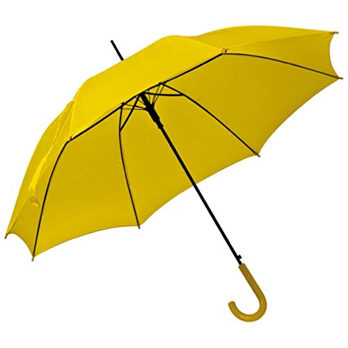 Automático pantalla – Paraguas – Diámetro 100 cm Blanco amarillo