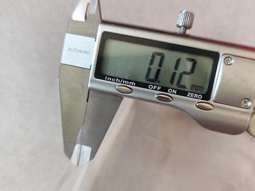 PUTOAHAO 100 Stück Klarsichthüllen A4 Glasklar,Prospekthüllen aus PP(0,06mm,60my,60µm,60 Microns,60 Mikrometer),11 Loch Perforationen Klarsichtfolien A4 für Broschüren,Ordner,Dokumente (Weiß Seite,6C)