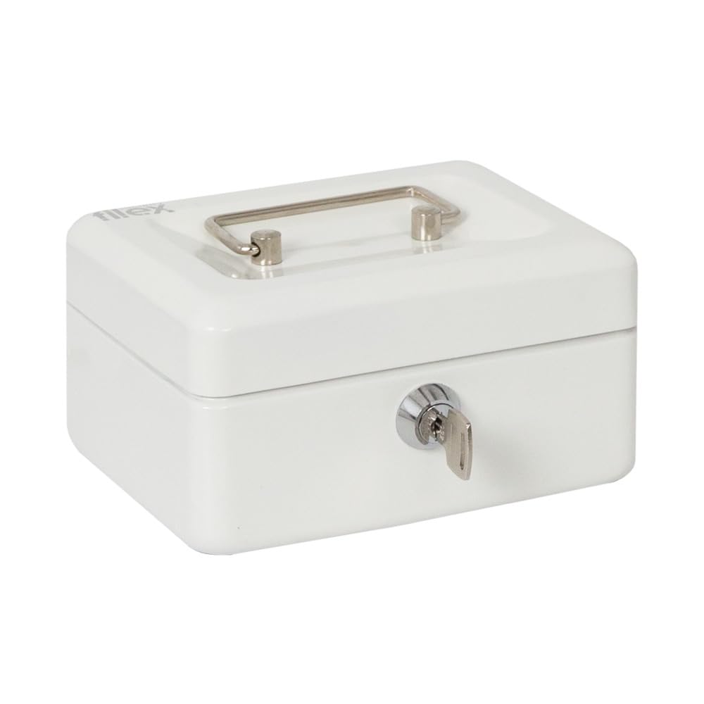 Caisse à monnaie Filex CB Cash Box 1 (Blanc) (lot de 3)