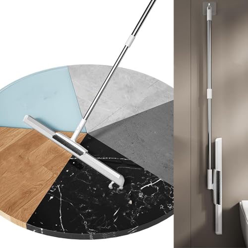 Image of 7Seas Soft Rubber Blade Floor and Window Glass Cleaning Wiper with Telescopic Handle | Multifunctional Magic Squeegee Broom for Solar Panel Cleaning | Terrace and Backyard Water Cleaning Wiper