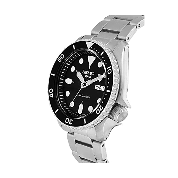 SEIKO Men's Analogue Automatic Watch 5 Sports, Black, 5K1, 5K1 - Image 3