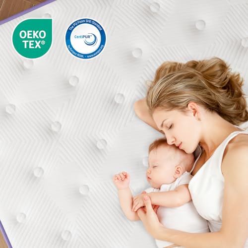 Moziel 140x200 cm Matratze, 30 cm Höhe, H3, Oeko-TEX Zertifiziert, Gel Memory Foam Hybrid, Taschenfederkern, Atmungsaktiv, Mittelfest… – Ansicht 5