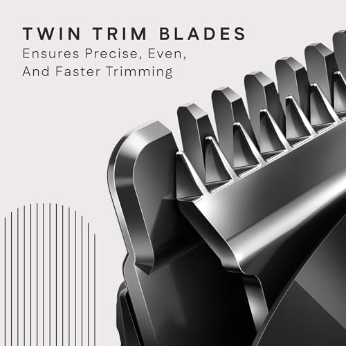 Image of Winston Snipper Beard Trimmer High Precision Trimming 2 Beard Combs with 20mm Length Settings, Charging Digital Display & Travel Lock