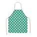 Geometryczne fartuchy bawełniane lniane kobiety dorosłych dzieci fartuch bez rękawów Easy Clean Home Kitchen Cooking Fartuch (Color : 4, Size : 55x68cm)