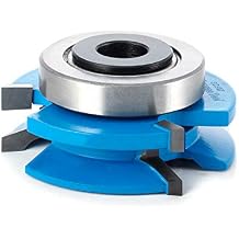 Amana Tool - SC587 Carbide Tipped 3-Wing Beveled Reversible Stile & Rail 2-13/32 Dia x 1 x