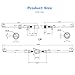 ALITOVE 5 Pairs 3 Pin 3 Core Waterproof IP65 Male Female Plug LED Connector with 20cm 18AWG 3X0.75mm² Cable for 5V 12V WS2811 WS2812 WS2812B SK6812 SK6812-RGBW Pixel Halloween Christmas Light 21mm Nut