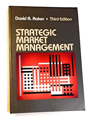 Strategic Market Management 0471532533 Book Cover