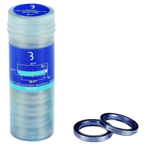 Roulements de casque précis BBB BHP-182 avec angles de 36 x 45 degrés