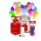 Party Factory Ladenburg Ballongas Helium Flasche für 20 Luftballons
