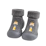 Sockenschuhe Baby Lauflernschuhe Kinderschuhe Jungen Bodensocken Sockenschuhe Mädchen Kleinkind Schuhe Babyschuhe Weicher Boden Krabbelschuhe Indoor Socken Schuhe
