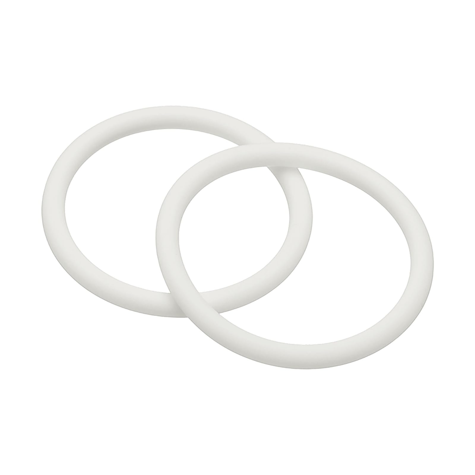 YELARXI Silicone Bracelets Band, Sport Wristband Bracelet Stretch Sports Bands & 2 Pack & White - Fitting for (Men/Ladies/Kids/Team Games/Birthday/Party)