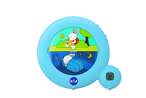 Claessens' Kid Kid'Sleep Classic l'Indicateur de Réveil et Veilleuse pour Enfant Bleu Cover