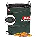 Produktbild Gartensack POP-UP Größe L 160 Liter  Gartenabfallsack selbststehend und faltbar  reißfester Laubsack zum Transport von Gartenabfällen wie Grünschnitt und Baumschnitt - Ø 52 x 75 cm