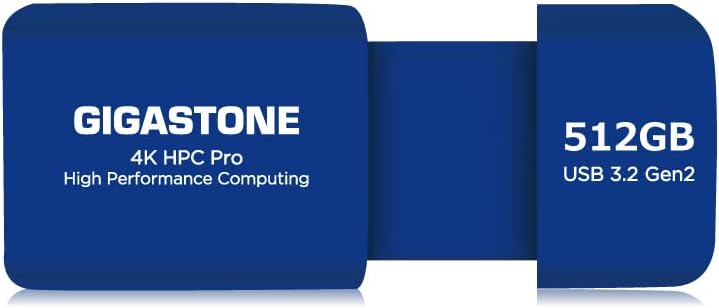 Gigastone Z80 512GB USB 3.2 Gen2 Flash Drive, High Speed 1000B/s