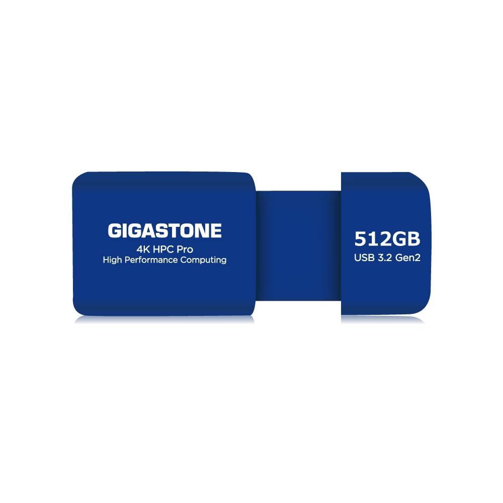 GIGASTONE Z80 512GB USB 3.2 Gen2 Solid State Drive, high Speed 1000MB/s, Capless Retractable Design Pen Drive, Carbon Fiber Style, Reliable & Durable, USB 2.0 / USB 3.0 / USB 3.1 Interface Compatible