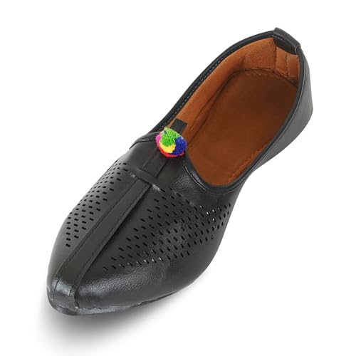 Image of DFR Mens Juttis Ethnic Mojaris | Casual Loafers Juti Shoe for Men