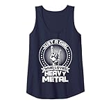 Diseños divertidos con una chica a la que le encanta el atuendo Heavy Metal. Solo una chica que ama el heavy metal
