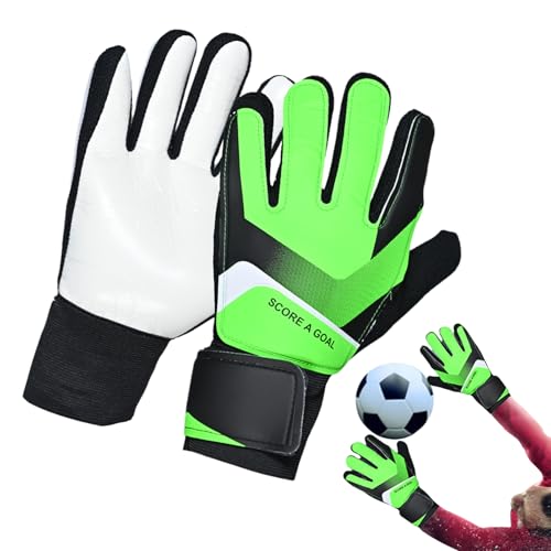 Guantes de portero antideslizantes | Guantes de portero de fútbol para niños | Equipos deportivos para portero, manoplas de fútbol de agarre fuerte para niños, niños, mujeres, hombres, partidos de