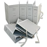 Cartelle per Archivio in Cartone Rigido con Lacci, Dorso 15 cm, 25x35 cm, Confezione da 20 Pezzi