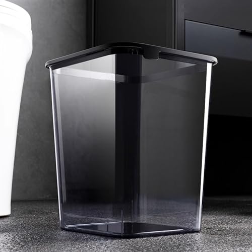 Cesto de basura transparente de 15L ideal para sala de estar y dormitorio 4