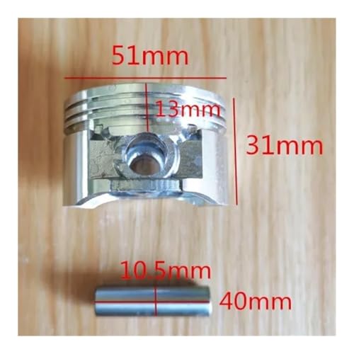 Kit de piston 51mm avec segments pour moteur EH09 compression optimale