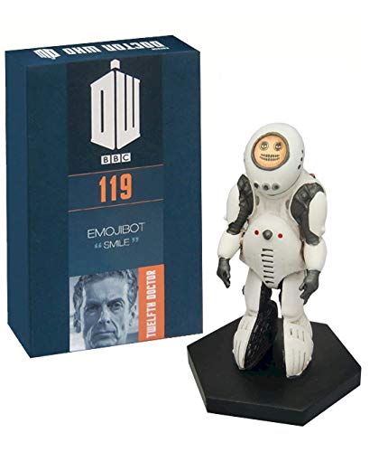 Official Licensed Merchandise Doctor Who Figurine Emojibot Hand Painted 1:21 Scale Collector Boxed Model Figure #119