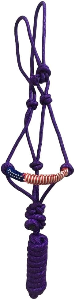 Majestic Ally Poly Braided Patriotic Nose Poly Rope Halter and 10' Matching Lead