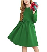 Arshiner Girls Maxi Dress Long Sleeve Long Dress Size 12