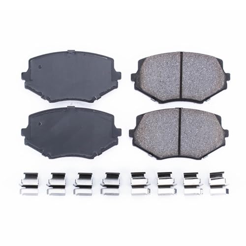 Image of PowerStop Front Brake Pads for Mazda Miata 1994-97 | Mazda Miata 1999-05 - Z17 Ceramic Brake Pads with Installation Hardware, 17-635