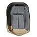 SecosAutoparts Front Driver & Passenger Side Bottom Replacement Leather Seat Covers Tan Compatible with Jeep Grand Cherokee 1999 2000 2001 2002 2003 2004