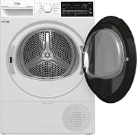 Beko B5T62243W Wäschetrockner 8 kg, Frontlader Wärmepumpentrockner, Allergikergeeignet, 14 Programme, IronFinish, Digitales Display, Bluetooth & WiFi, Weiß – Ansicht 6