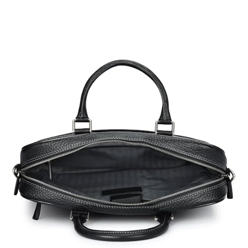 Image of Da Milano Leather Laptop Bag for Men & for Women - Fits Upto 15 inch Laptop (6166D)