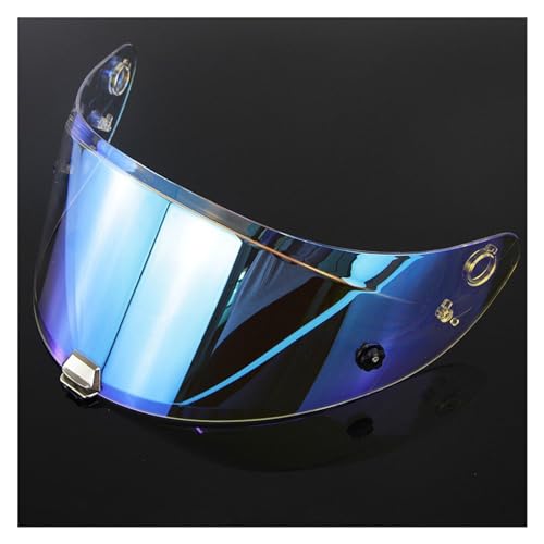 Motorrad Helmvisierlinse, Helmvisier Kompatibel mit HJC RPHA 70 RPHA 11 HJ-26 ST Motorradhelm Universalgröße Helmbrille Visier Motorradzubehör(Rot)(Blue)