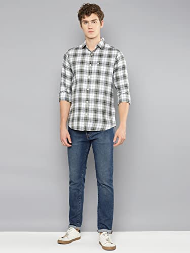 Image of Allen Cooper Checks Shirts for Men - 100% Cotton Comfort Fit Casual and Formal Shirt - Breathable, Soft, Classic Style (Multiple Colors)