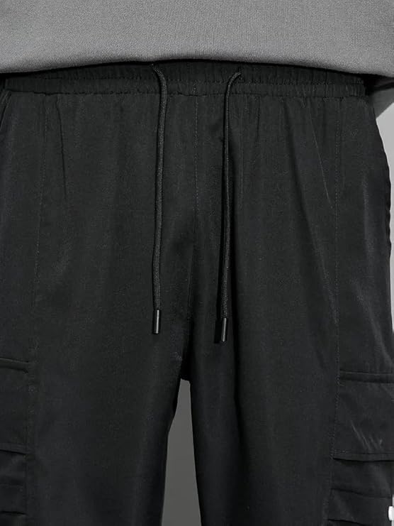Image of Men Cargo Pants 100% Cotton | Relaxed Fit Utility Cargos for Men with 6 Pockets | Breathable Durable Fabric | Casual Streetwear Travel & Outdoor Pants