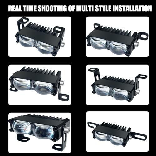 Luz LED auxiliar para parrilla 2.7" 2 piezas miniatura 4
