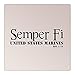 Produktbild wandaufkleber 3d schlafzimmer Wall Sticker 32"x12" Semper Fi United States Marines Always Faithful 1775 Proud Wall Decal Sticker Art Mural Home Decor Quote
