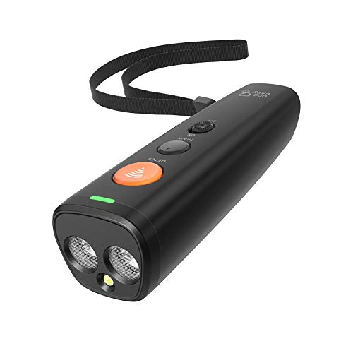 DOG CARE Dog Barking Control Device Dual Speakers 2-in-1 Ultrasonic Dog Training and Anti Barking Device, Rechargeable…