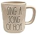 Rae Dunn SING A SONG OF HOPE mug - Ivory - Dishwasher and Microwave safe - Ceramic