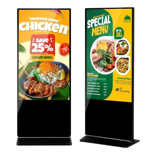 Image of 43 inch 2K Non-Touch IPS Floor Signage Kiosk, Displays by CMS, App, USB, HDIM
