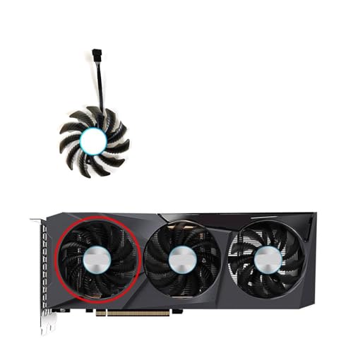 Ventilateur PLD08010S12H 75 mm refroidisseur de carte graphique FAN-A 12V