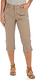 Lee Women's Relaxed-Fit Emilia Knit-Waist Capri Pant