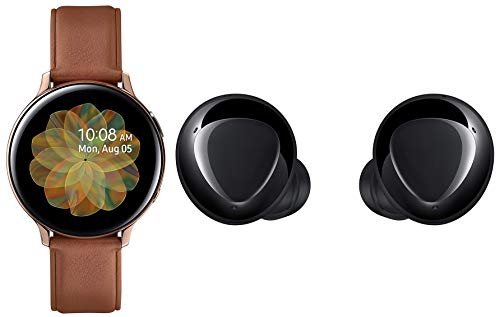 Samsung Galaxy Watch Active 2 (Bluetooth + LTE, 44 mm) - Silver, Aluminium Dial, Silicon Straps