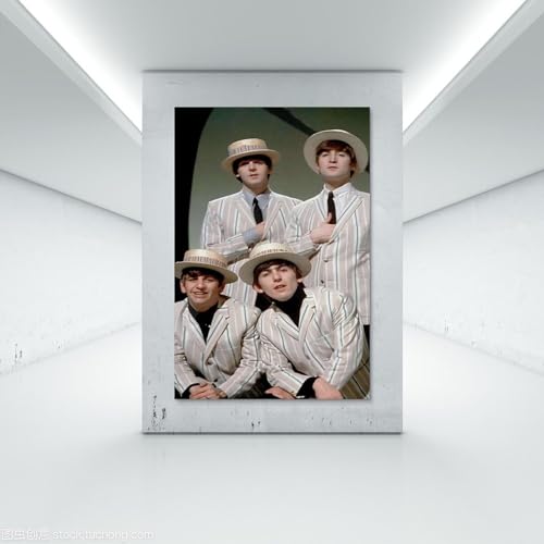 LUISAS Poster décoratif sur toile The Beatles – Impression d’art moderne pour chambre à coucher – 30 x 45 cm - Les Beatles, Paul McCartney, John Lennon, RIngo Starr, George Harrison LUISAS Poster décoratif sur toile The Beatles - Impression d'art moderne pour chambre à coucher - 30 x 45 cm – Image 8