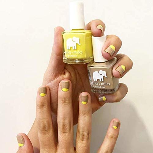 Miniatura 7 de ella+mila Profesional, de Secado Rápido, Esmalte de Uñas de Larga Duración y Resistente a las Astillas Naranja a Marrón (Mocha Dreams - 0.45 fl oz)