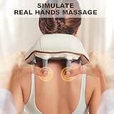 6D Masseur Cervical, Sans Fil Masseur dos et cervicales avec Massage par...