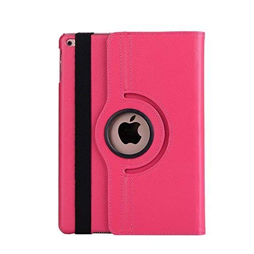 Image of Mcart Rotate Flip ipad Cover iPad 9.7 case 2018 /2017 5th ipad case 6th Generation Dark Pink